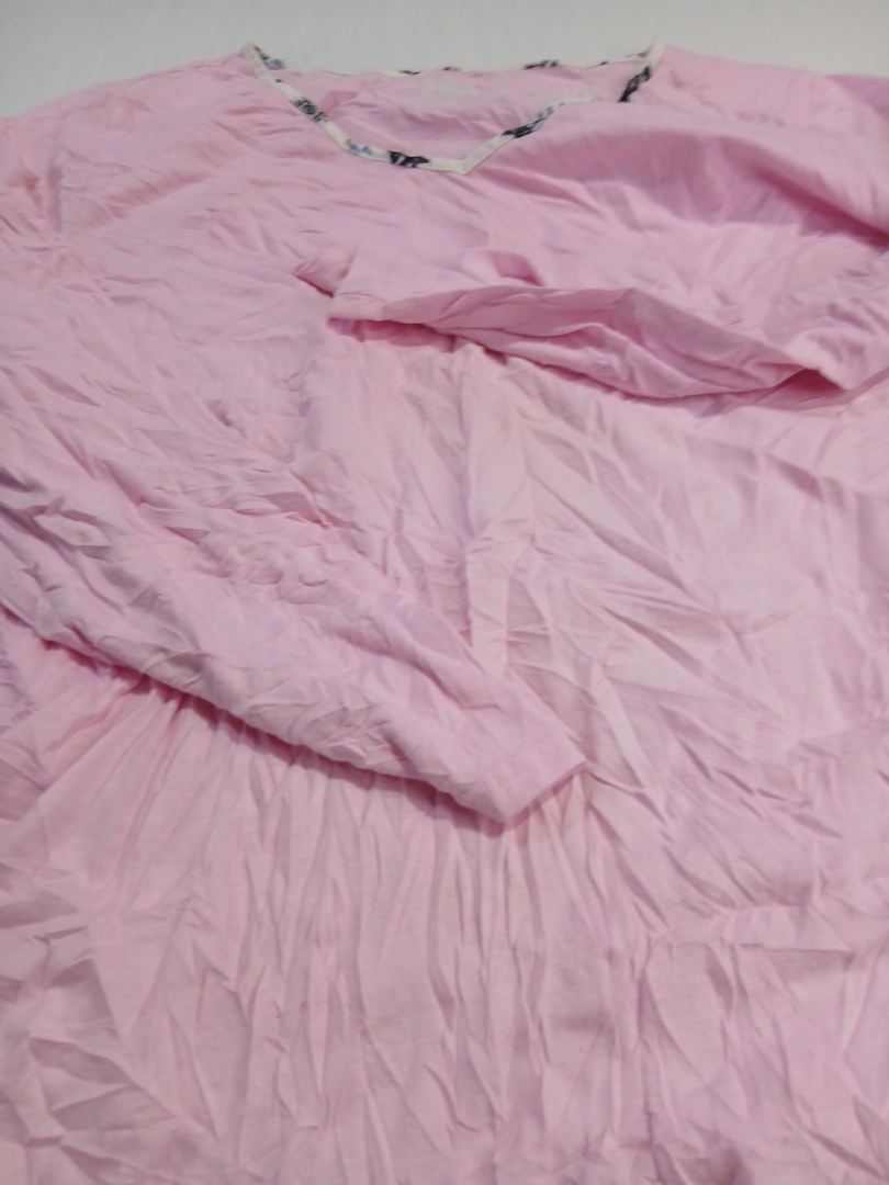 ピンクロングスリーブトップ