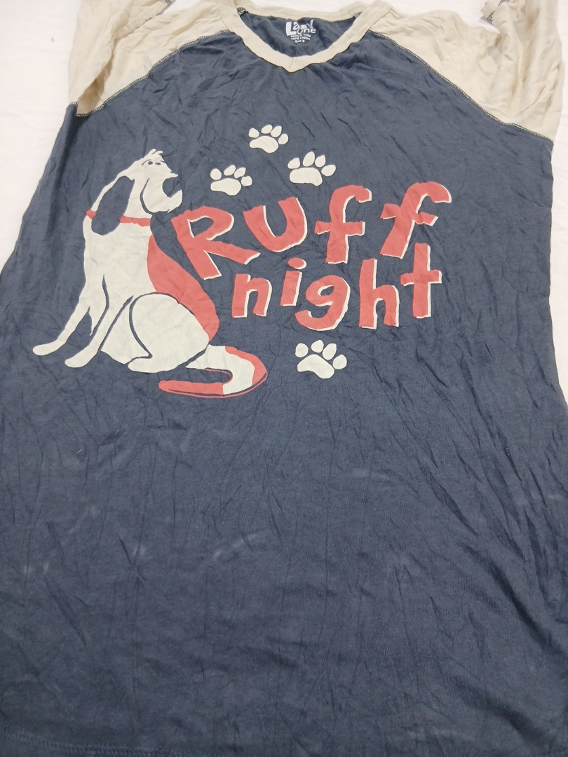Ruff Night Dog Graphic T-Shirt