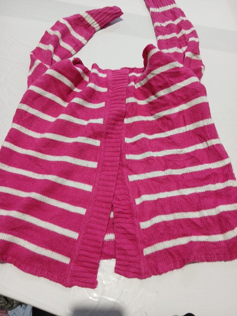 Pink Striped Sweater