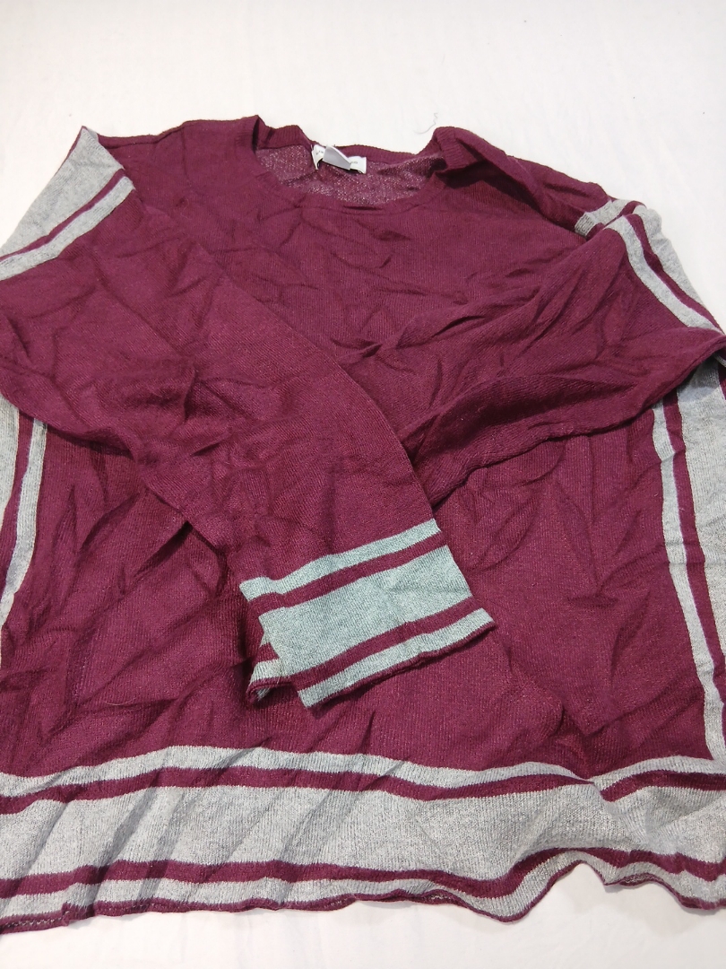 リズ・クレイボーン バーガンディ セーター