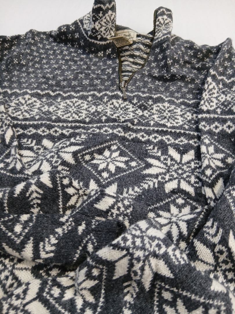 L.L.Bean Fair Isle Knit Sweater