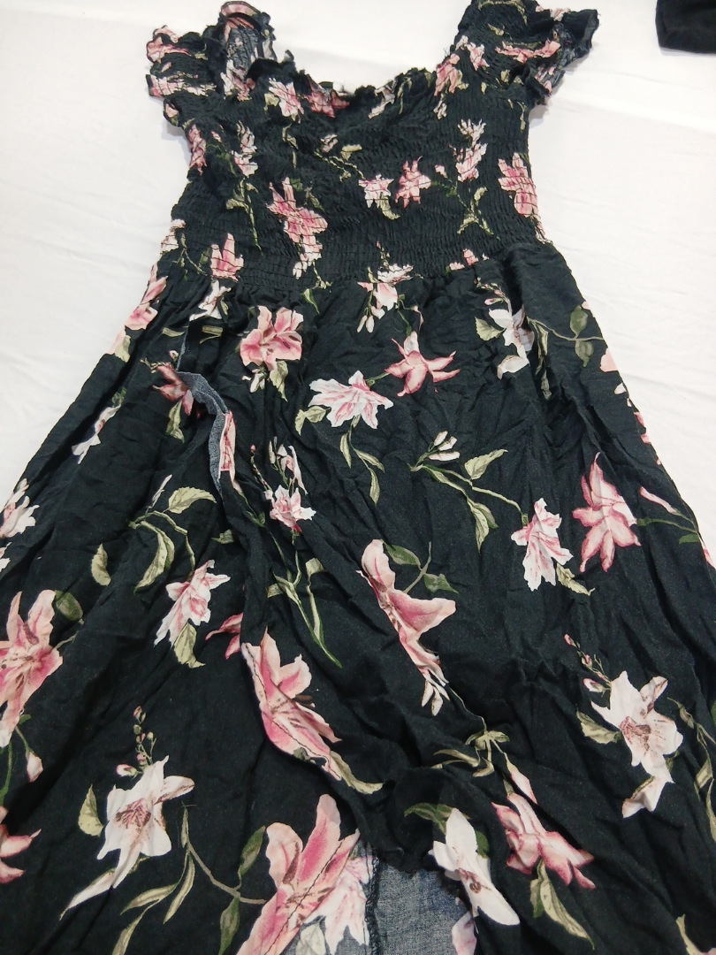 Women's Floral Off-The-Shoulder Dress