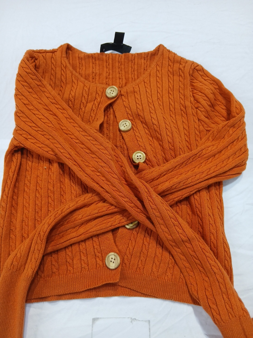 Orange Knit Sweater