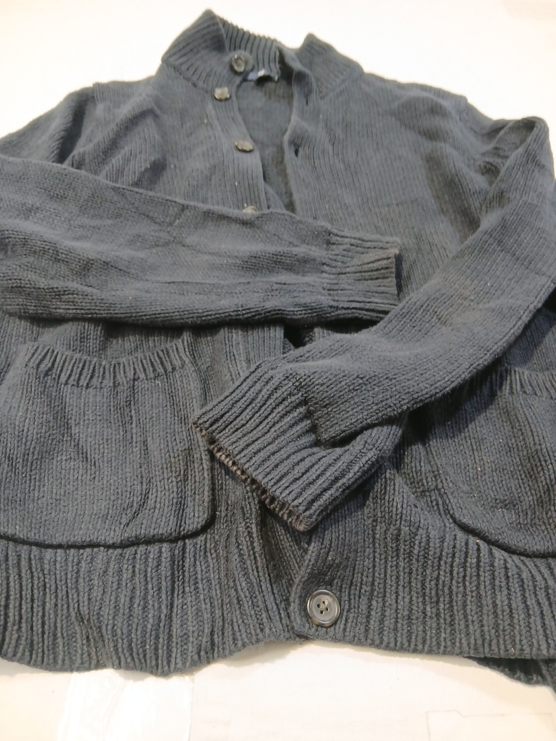Cardigã de Malha Cinza Gap Tamanho M