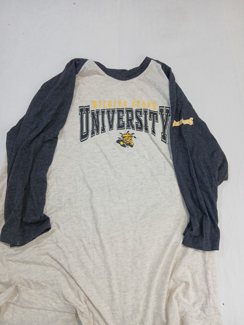 Colosseum Grey and Black Varsity University Crewne..