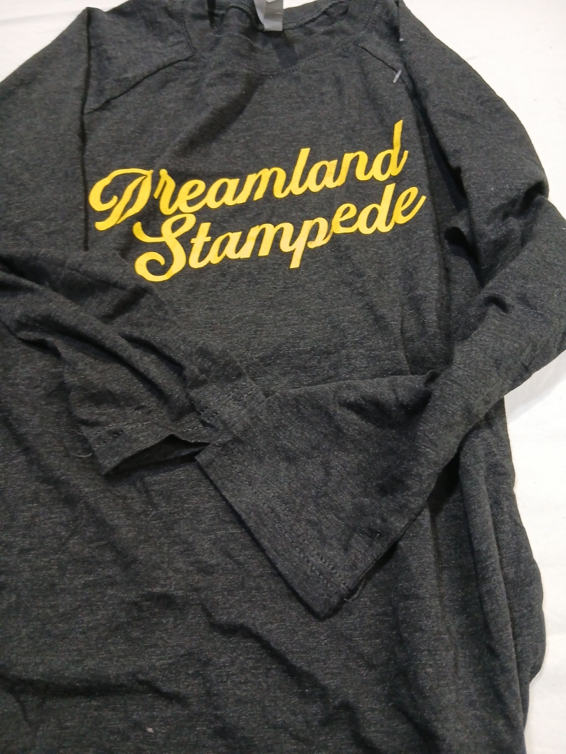 Heather Gray Dreamland Stampede Graphic Crewneck S..