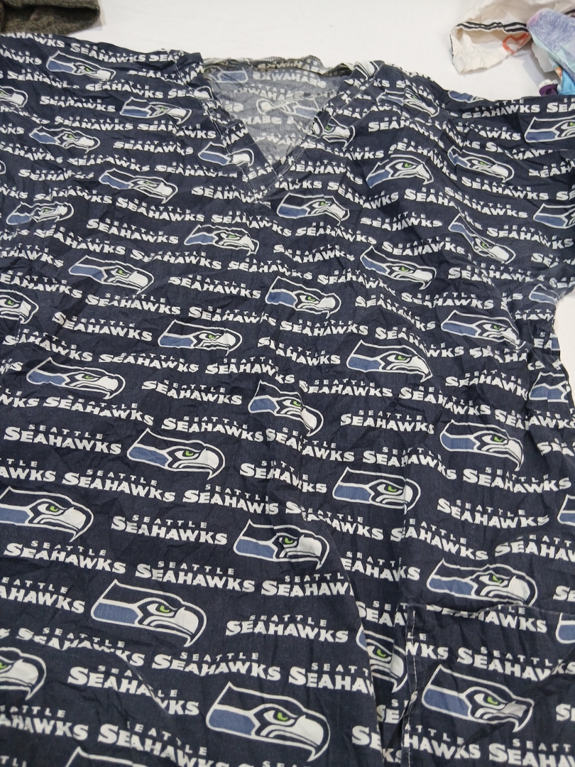 シアトル・シーホークス オールオーバープリント オーバーサイズシャツ
