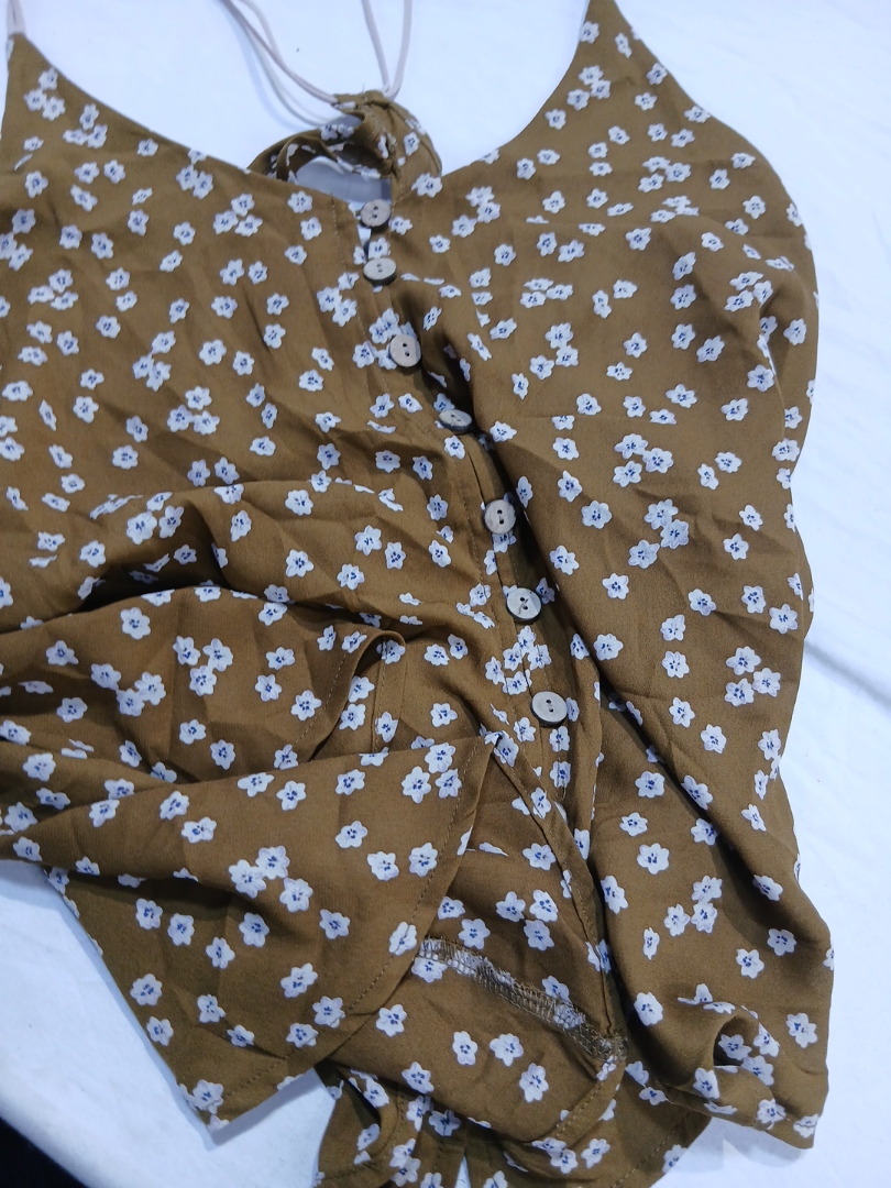 Printed Spaghetti Strap Camisole Top