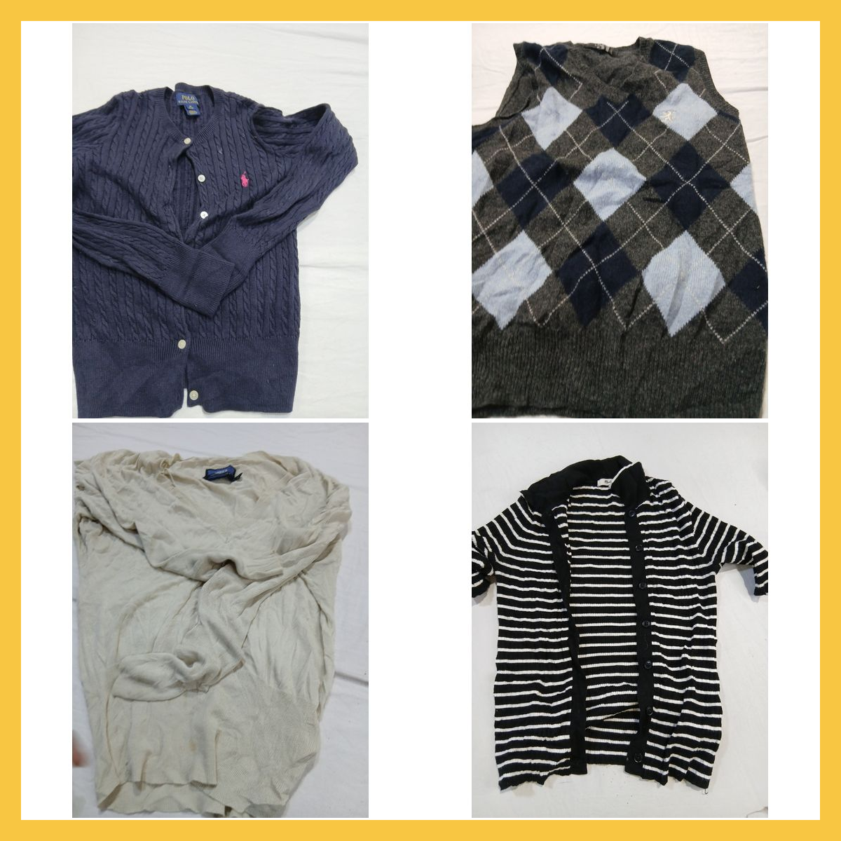 Polo Ralph Lauren, Madewell, Reiss Cardigan Bundle..
