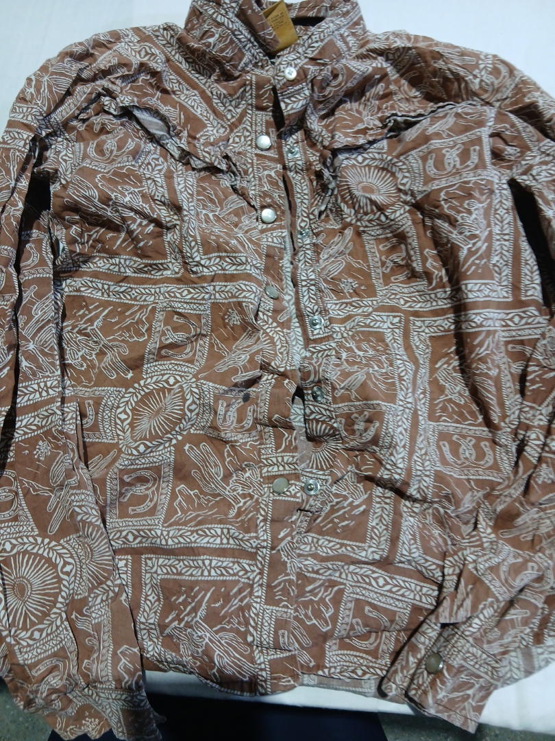 Camicia Western a Bottoni Stampata Wrangler