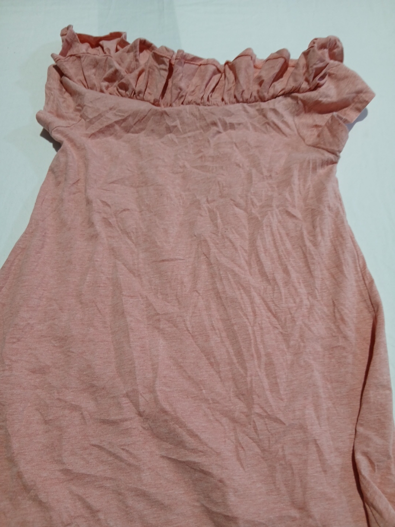 Blusa Rosa com Rendas