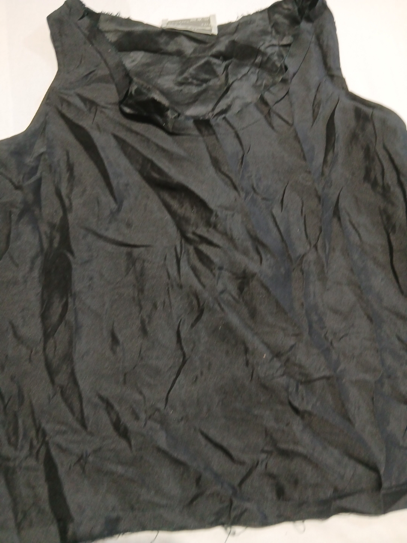 Dusan Black Silk Camisole