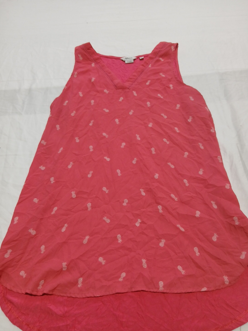 Rehmanns Pink Pineapple Graphic Tank Top