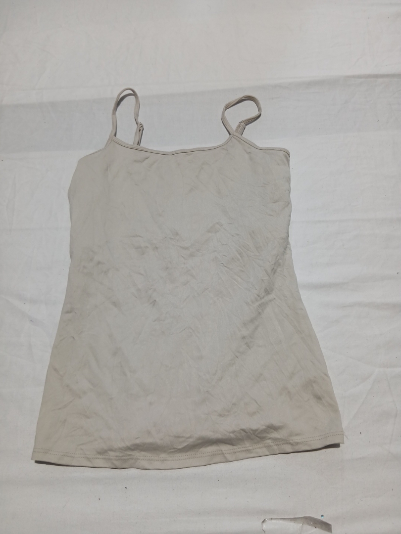 White + Place Beige Basic Camisole