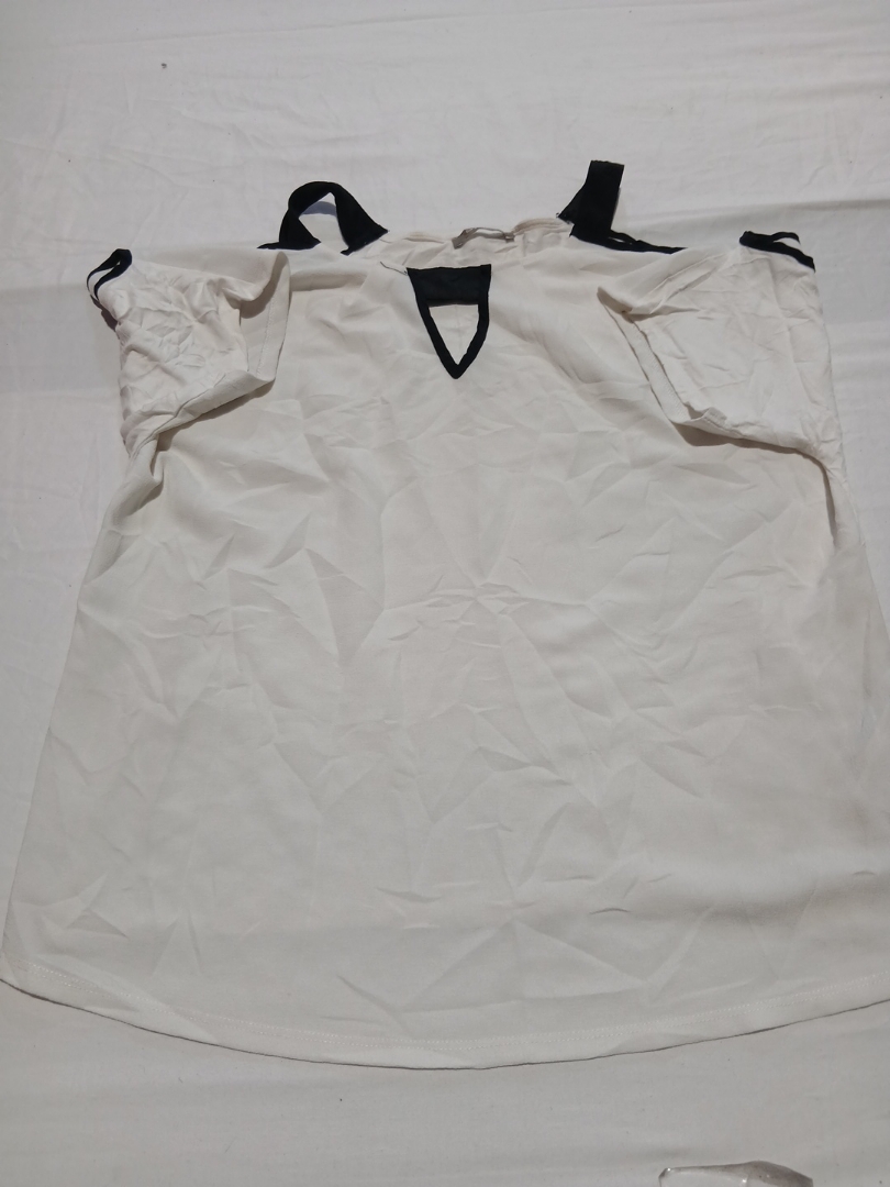 Orsay White Strappy Blouse