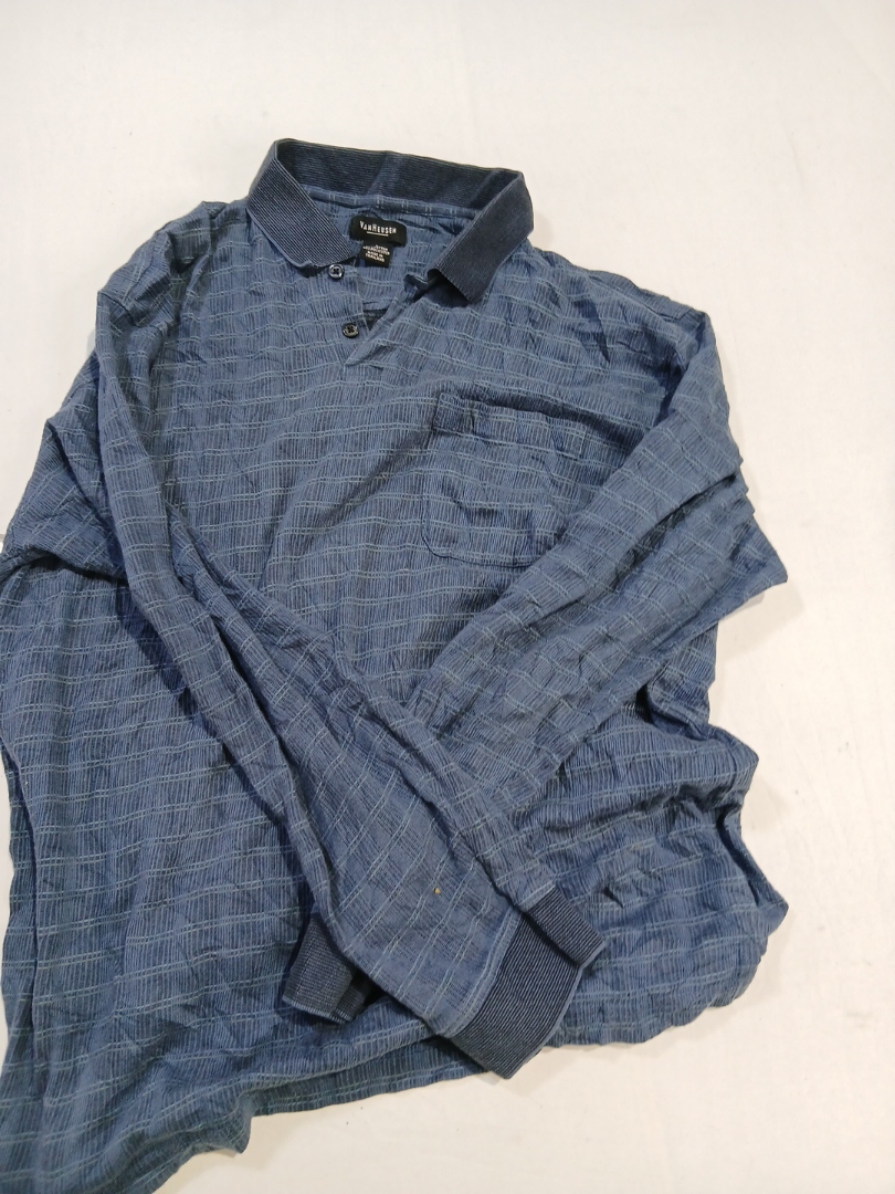 Van Heusen Long Sleeve Polo Shirt