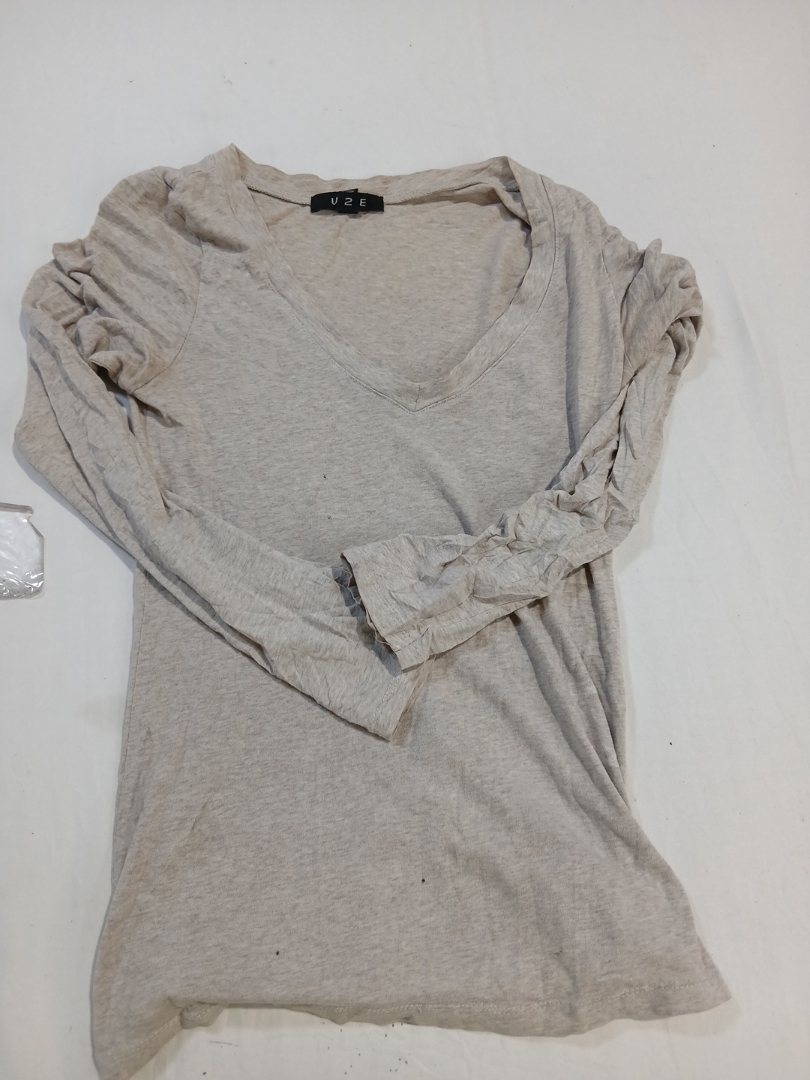 Blouse à manches longues en V Zara