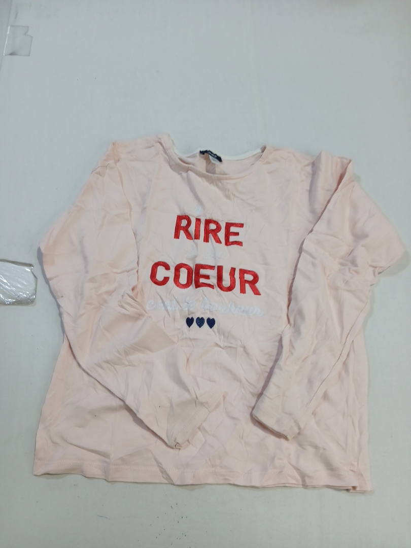 Okaidi Rire Coeur Printed Long Sleeve T-Shirt