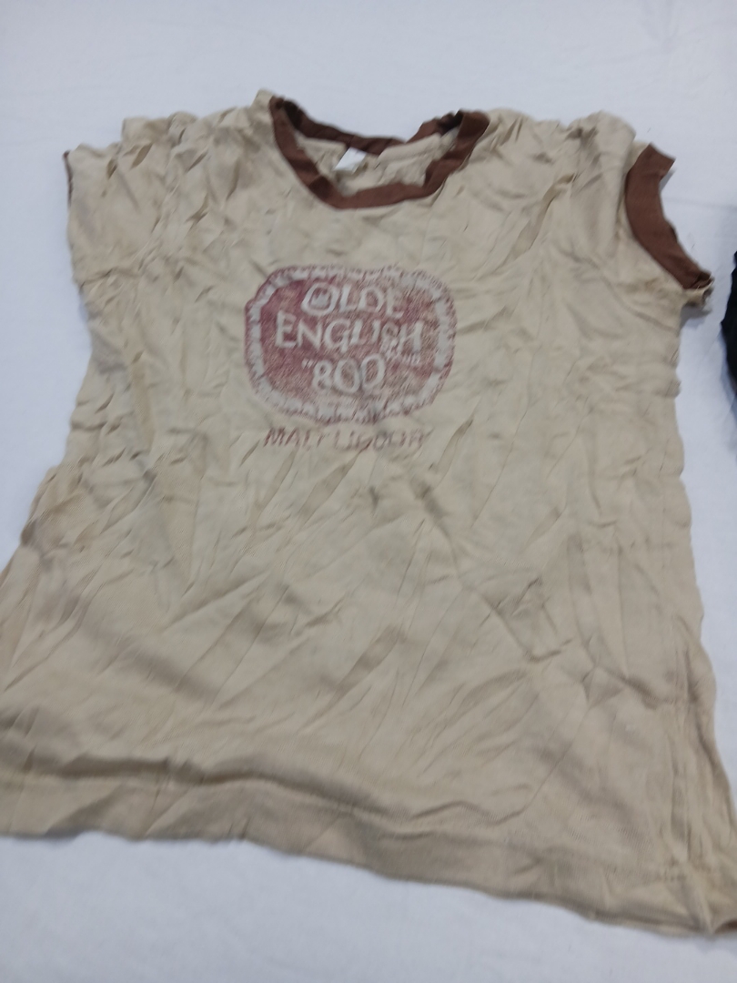 Old English Matt Wood Printed T-Shirt