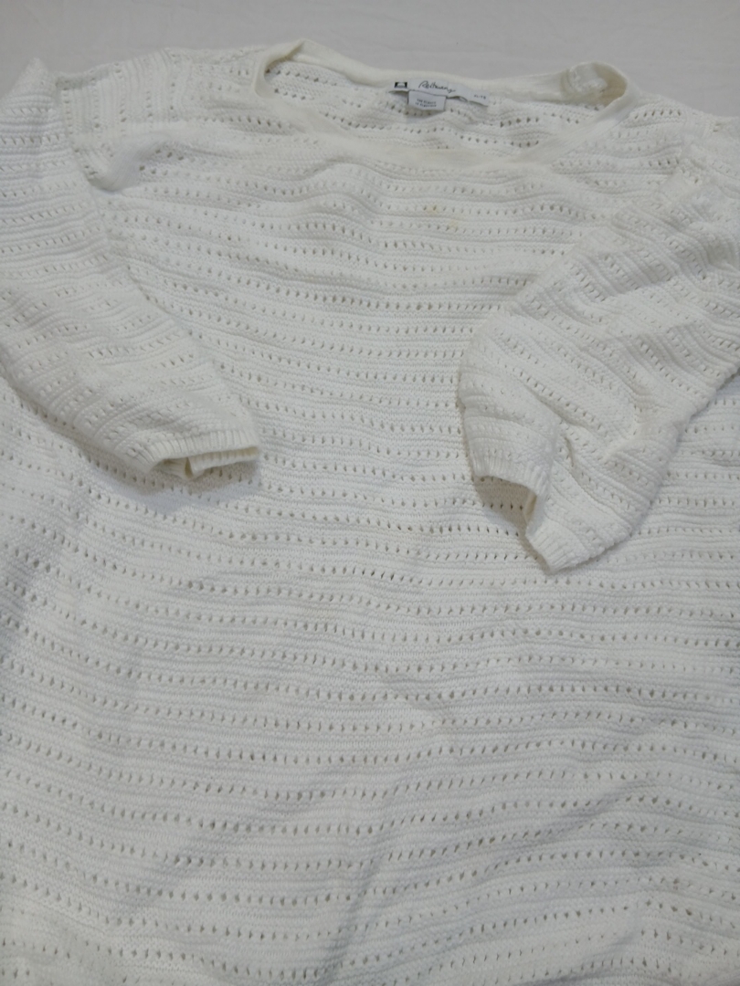 Reitmans White Knit Cardigan