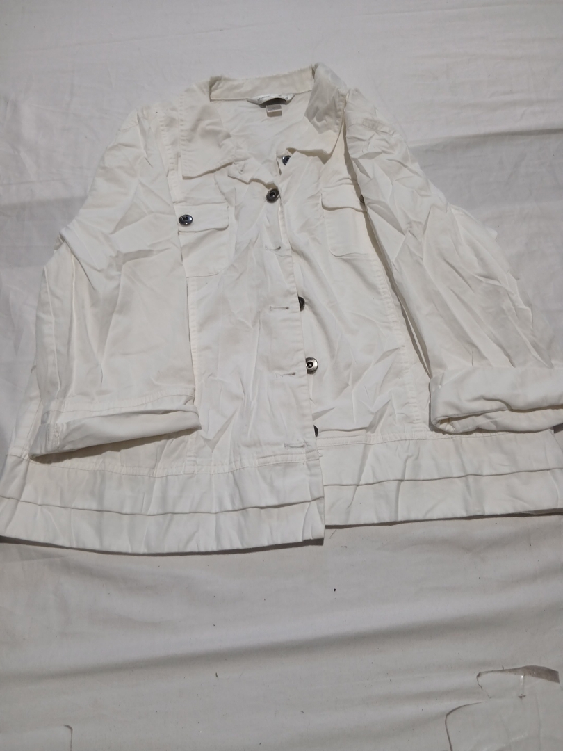 Christopher Banks White Denim Jacket
