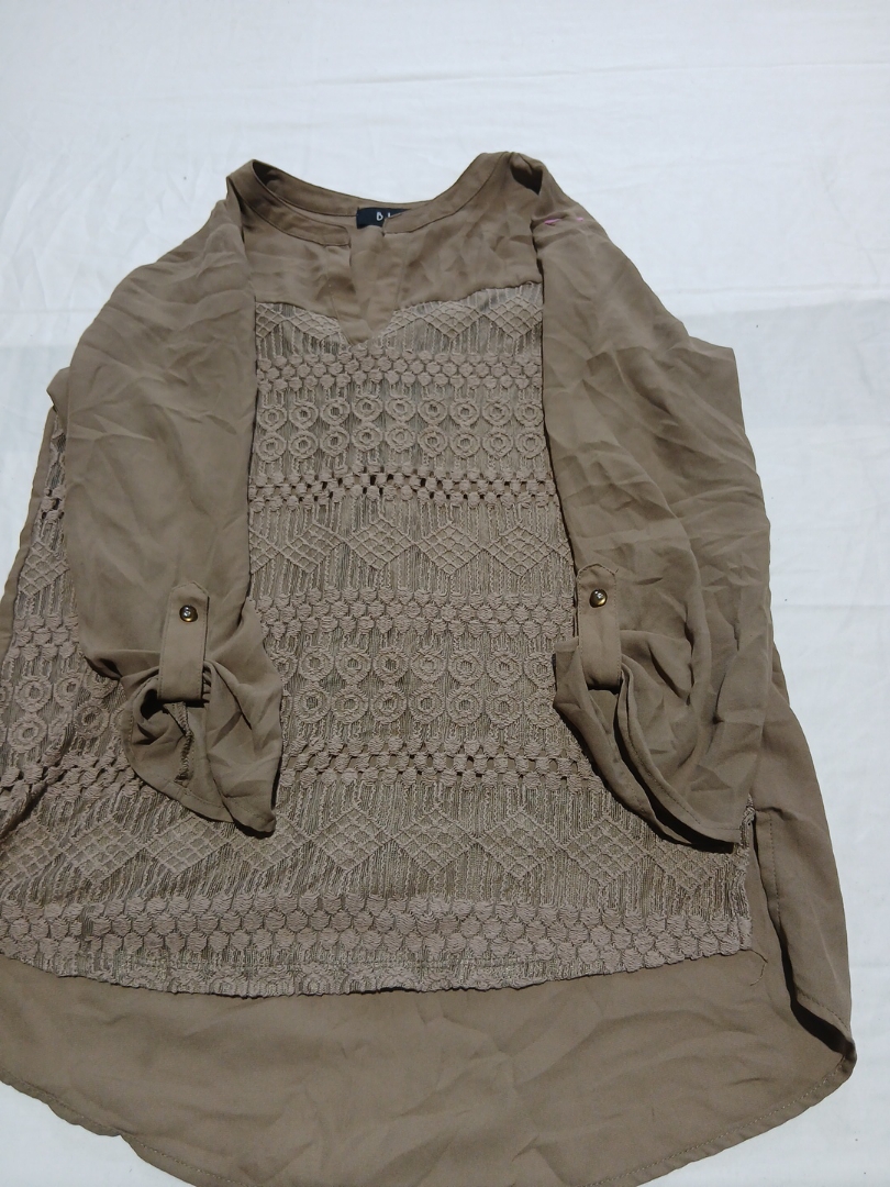 Blusa de Painel de Renda DLFU