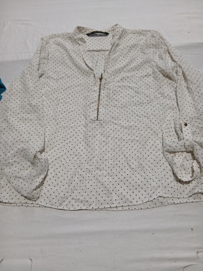 Blusa de Manga Longa Estampada Zara