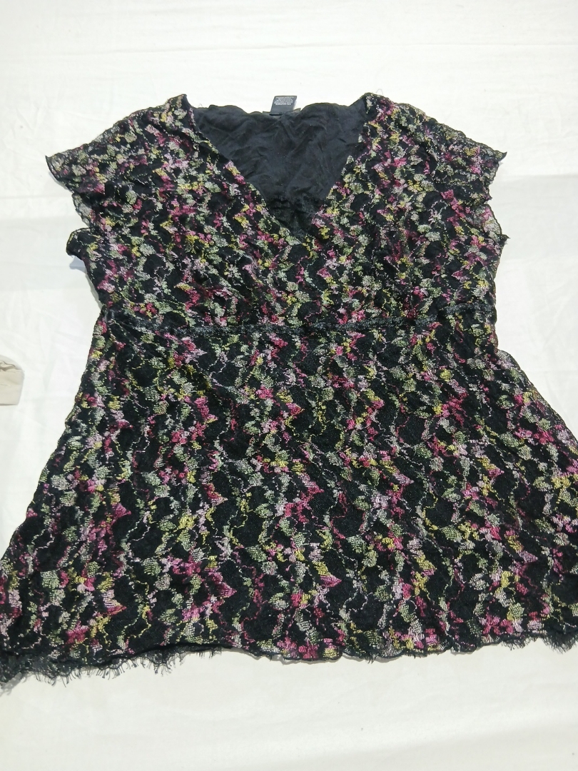 Style & Co. Blusa Envolvente Estampada