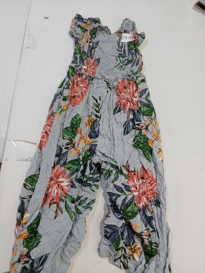 Patron Floral Print Playsuit