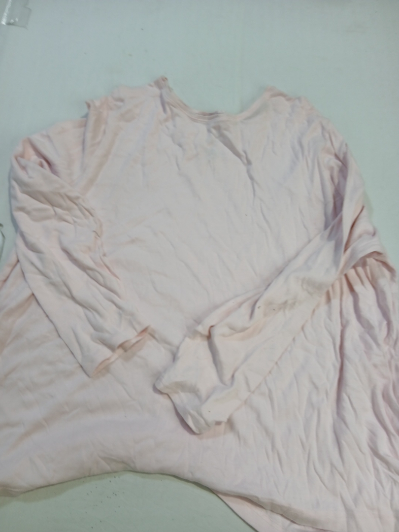 Croft & Barrow Pink Long Sleeve Classic Tee