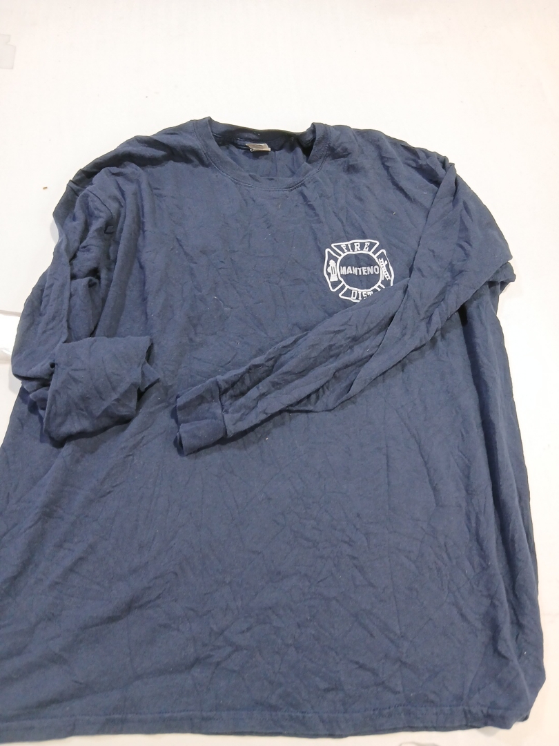 Camiseta Gráfica de Manga Longa Gildan Fire Rescue