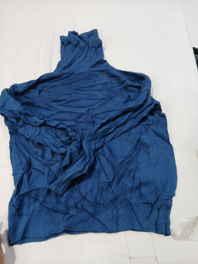 Unbranded Blue Hooded Knit Sweater