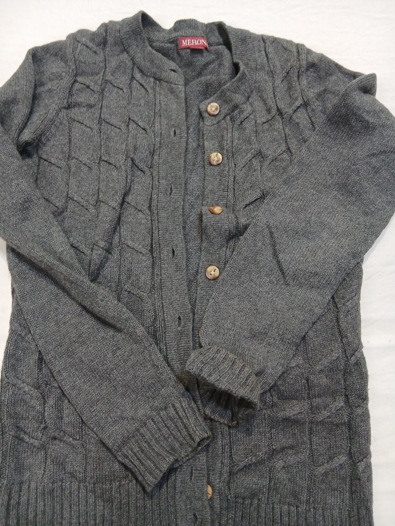 Merona Gray Knit Cardigan