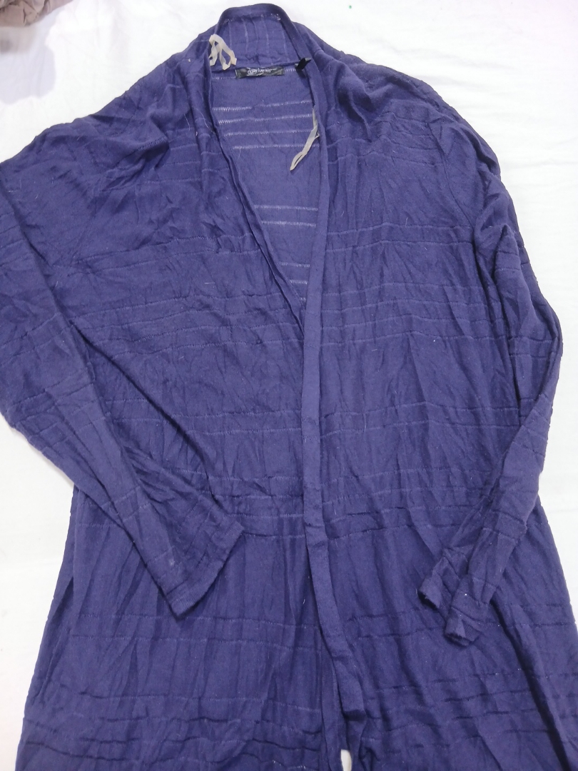 Daisy Fuentes Striped Knit Cardigan