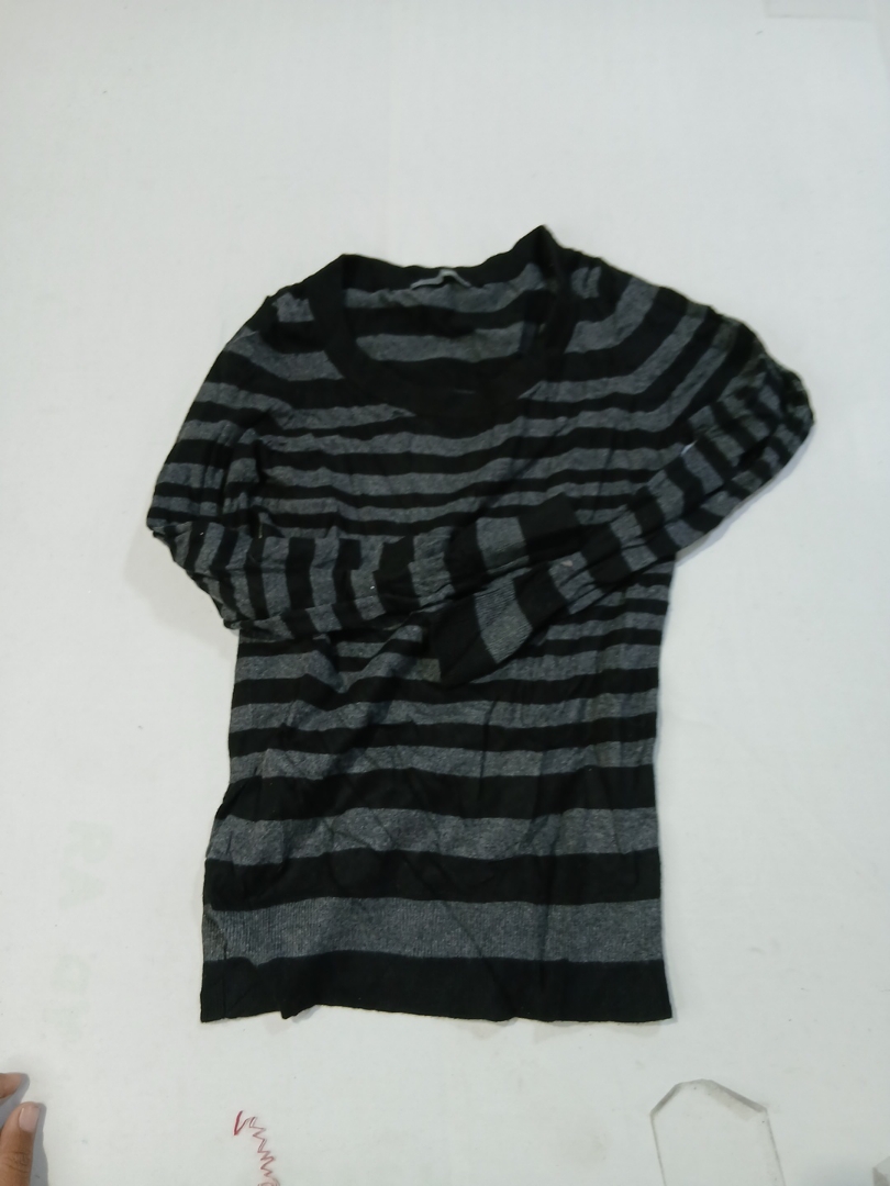 Suéter de Tricô Listrado Inteligente