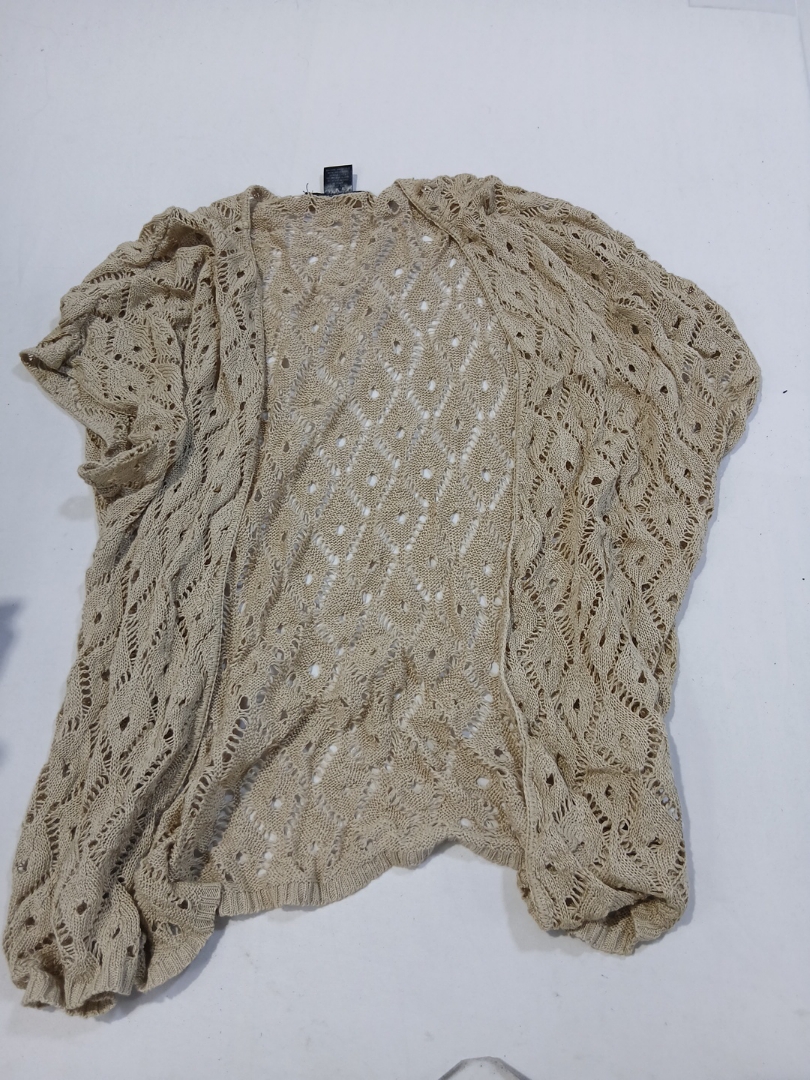 Cardigã de Tricô Bege