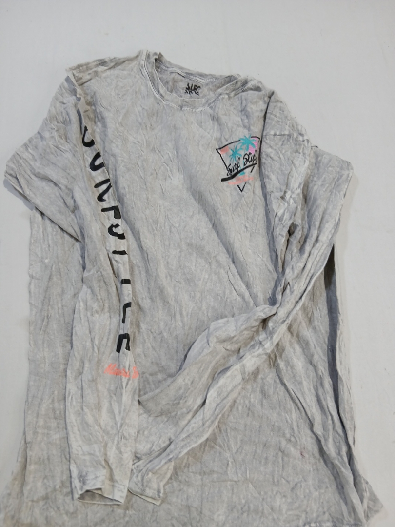 Surf Style Long Sleeve Graphic T-Shirt