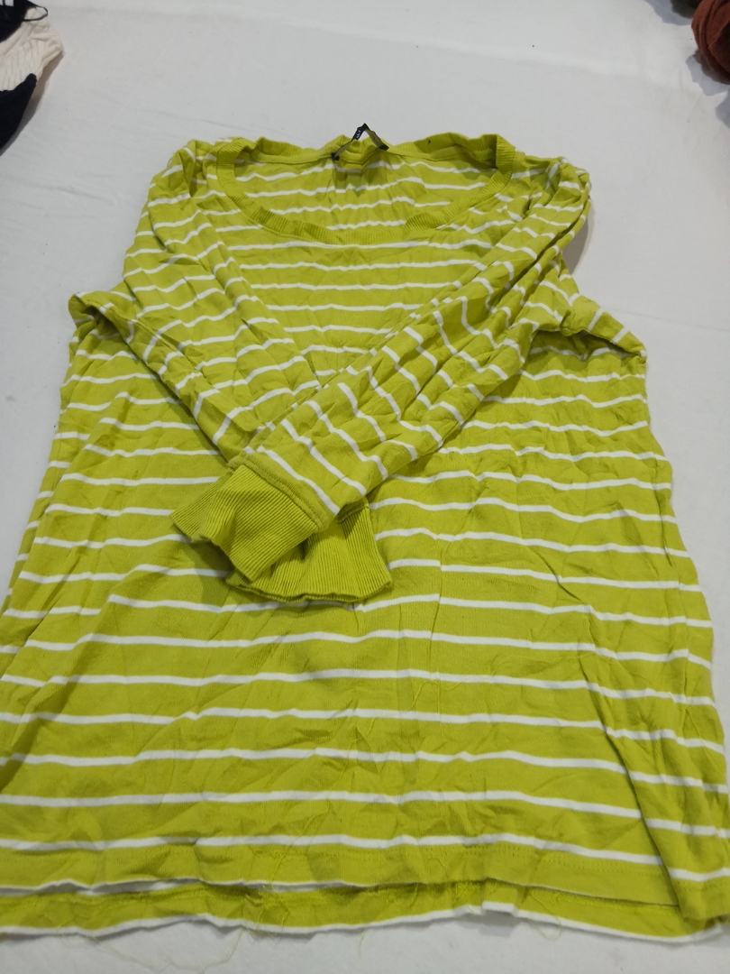 T-shirt à manches longues rayé de Jon