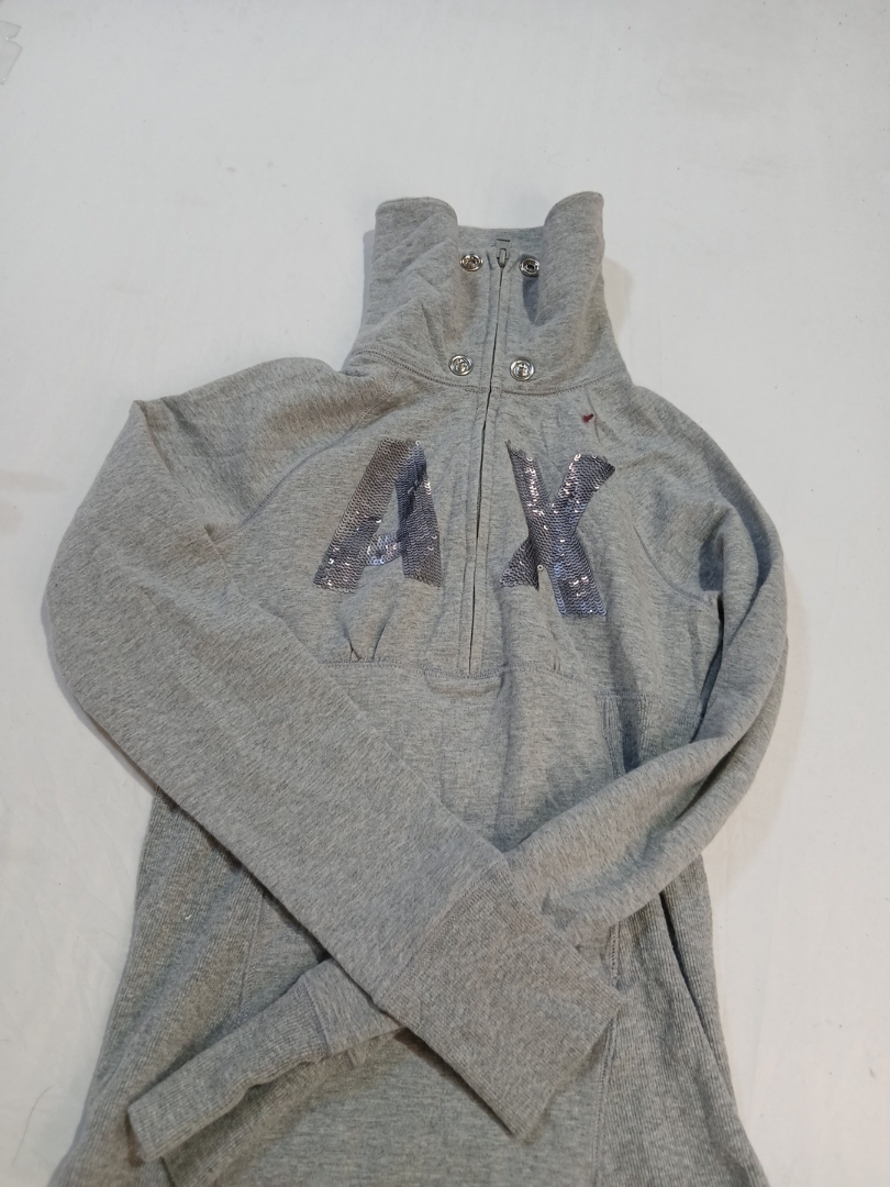 Jaqueta com Capuz e Zíper Armani Exchange