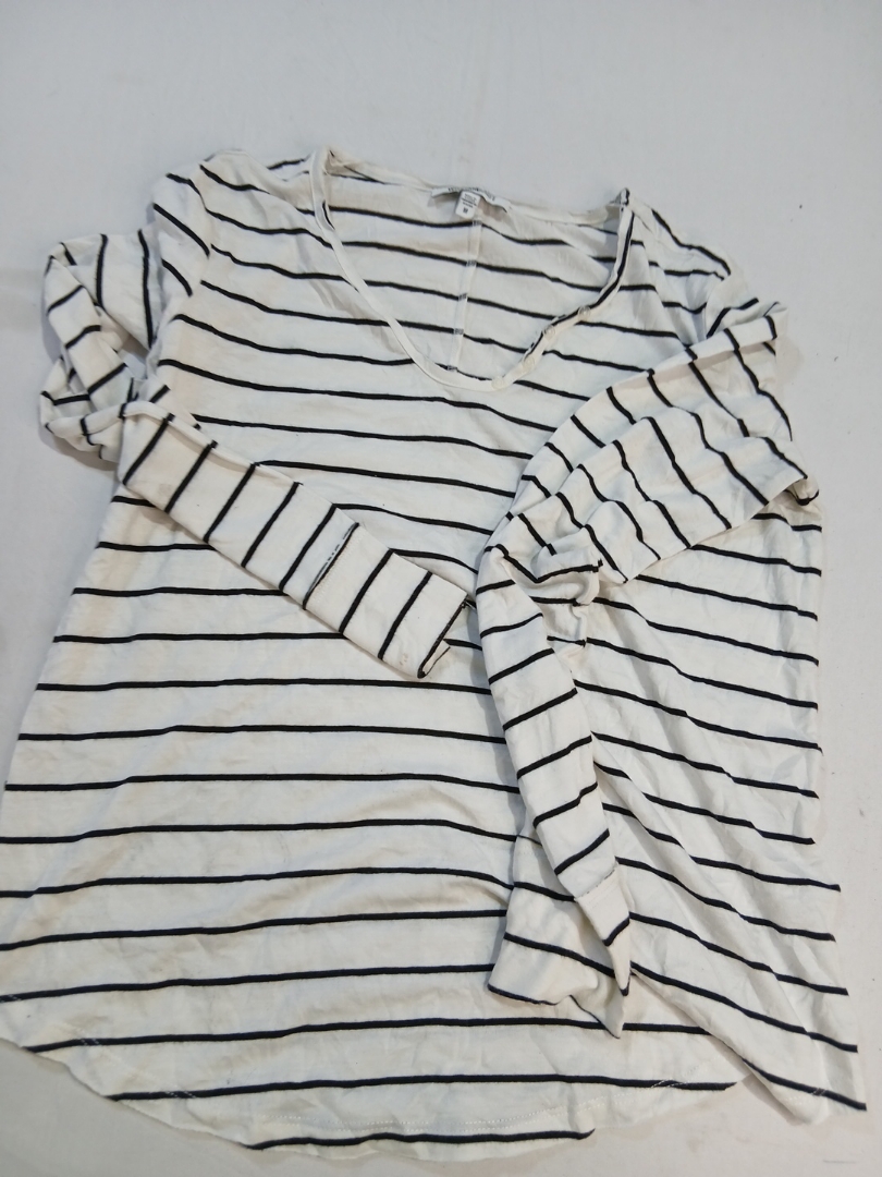 Blusa de V com Listras William Rast