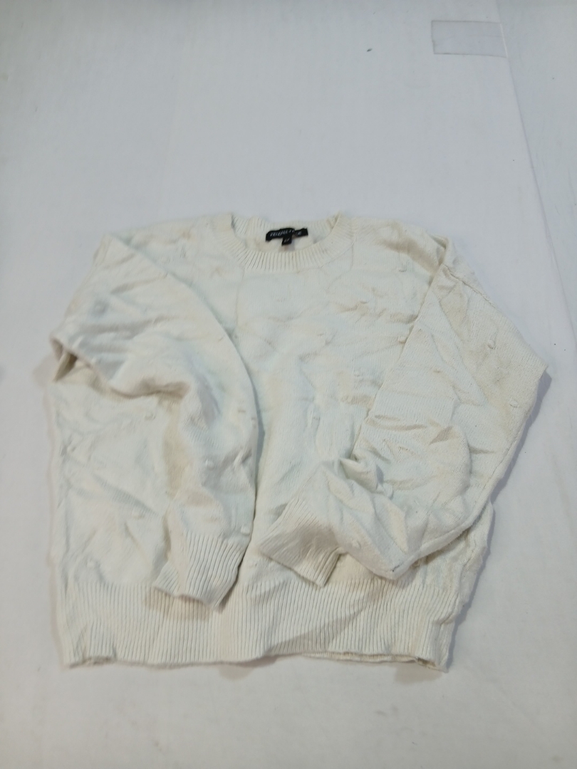 Gilet en tricot blanc