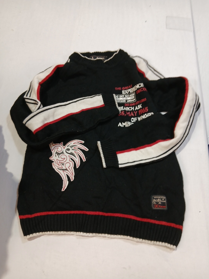 Suéter de Malha Preto Sem Marca