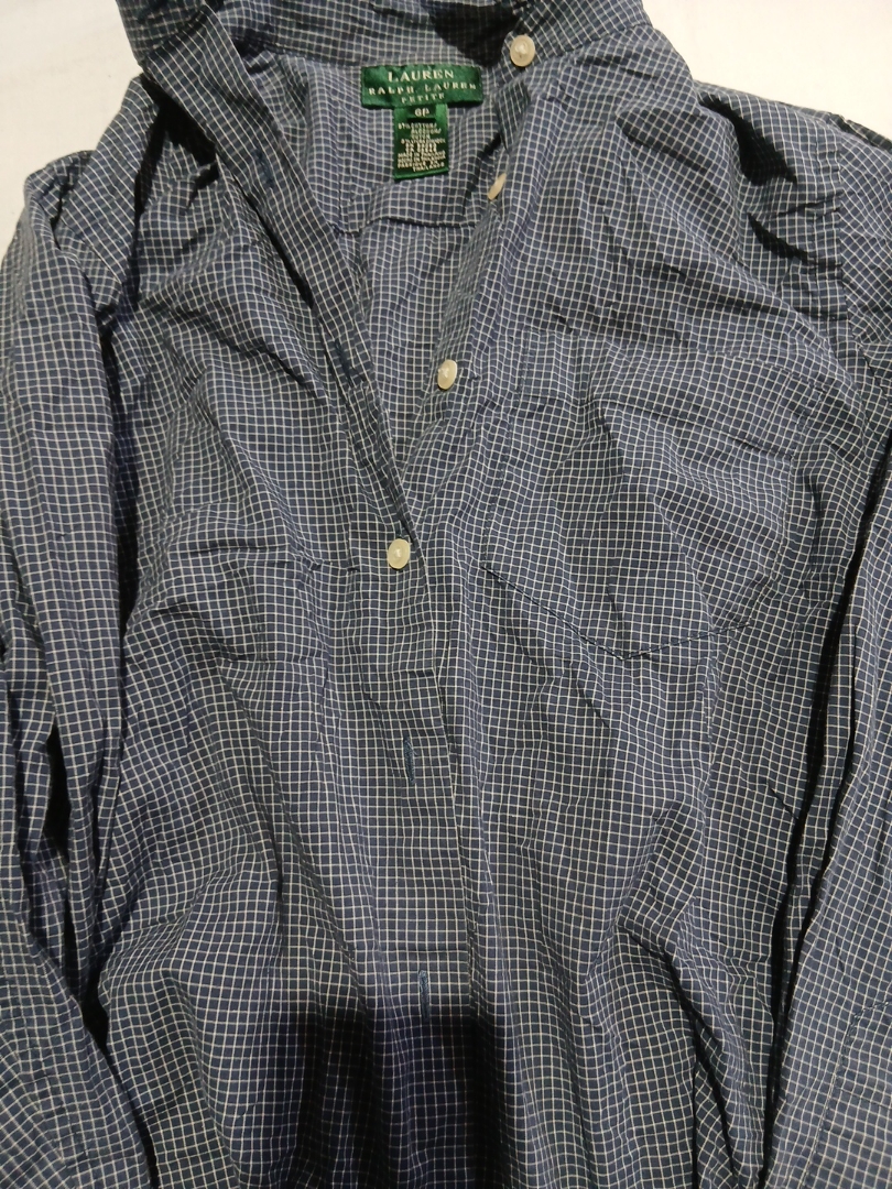 Ralph Lauren Petite Plaid Button-Up Shirt