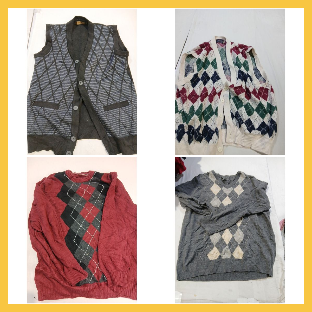 Argyle & Knitwear Bundle: Scala, Nautica, Dockers ..