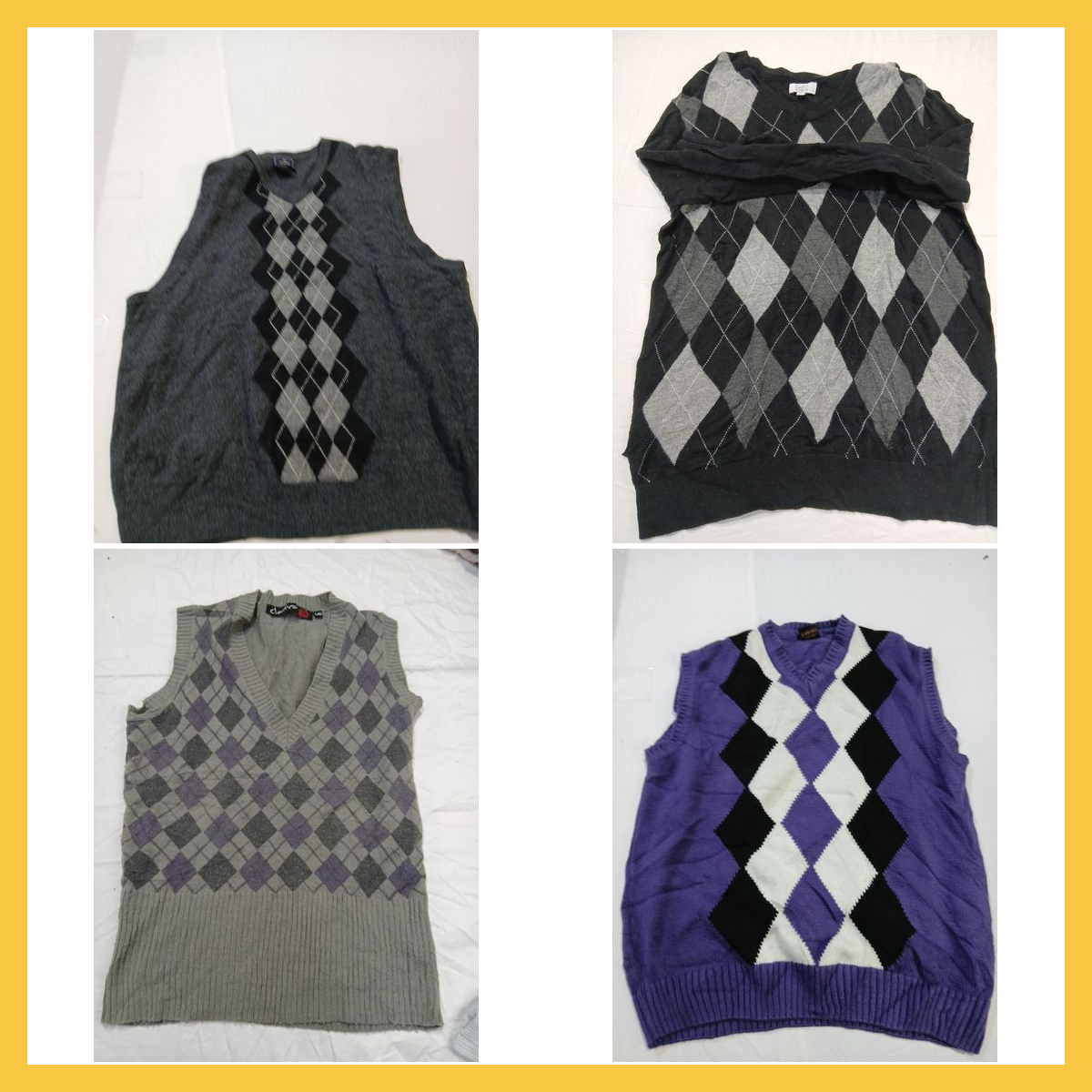 Argyle Sweater & Vest Bundle - Dockers, Croft & Ba..