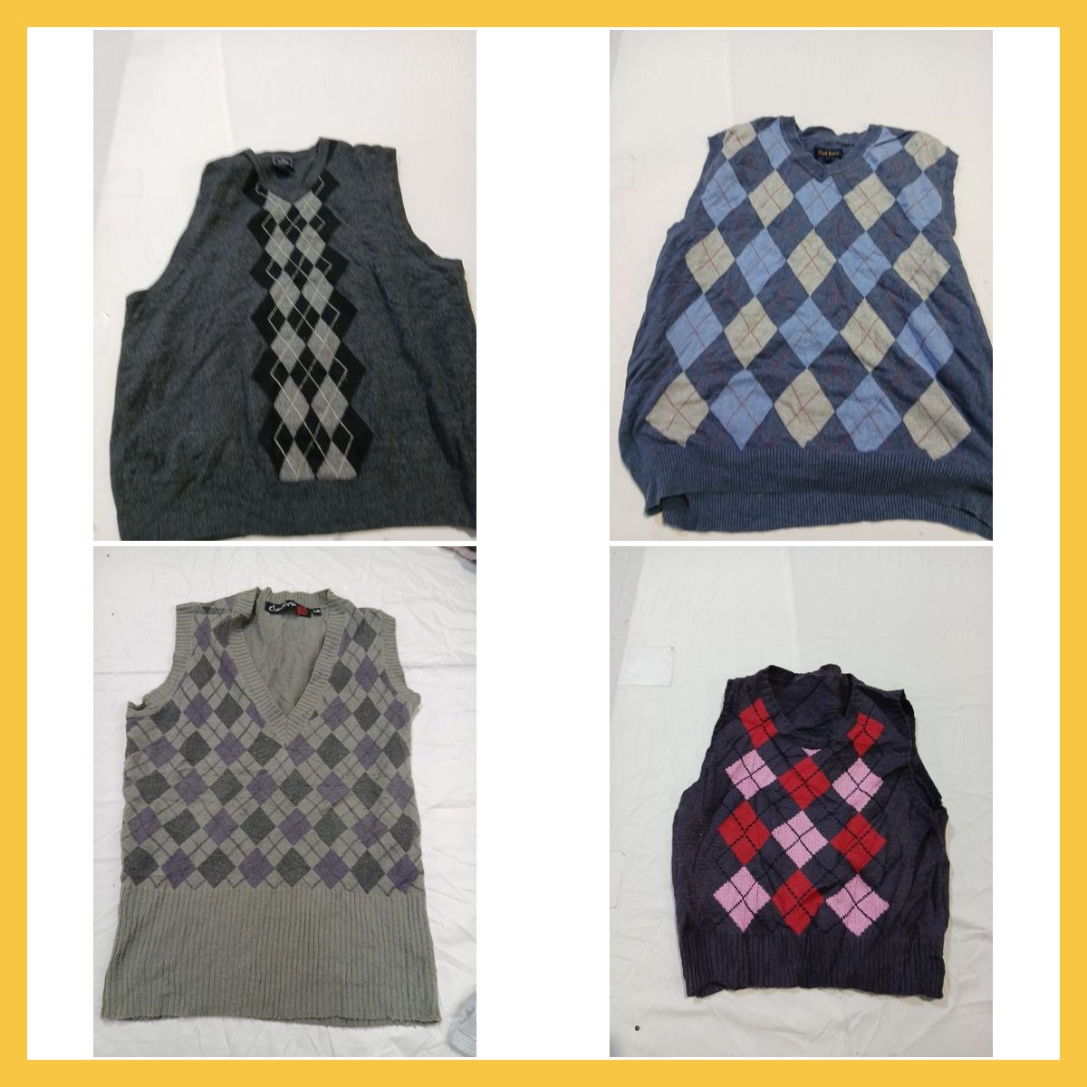 Argyle Vest & Sweater Bundle - Dockers, APT.9, Clu..