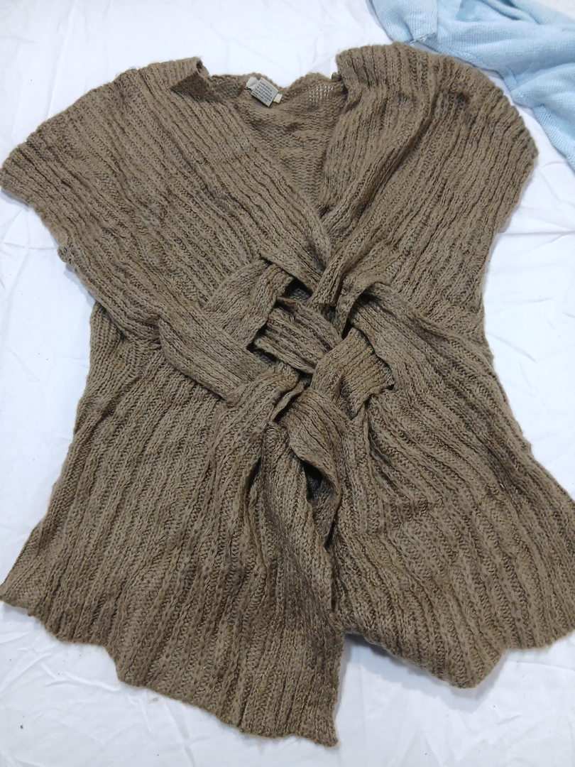 Brown Knit Top