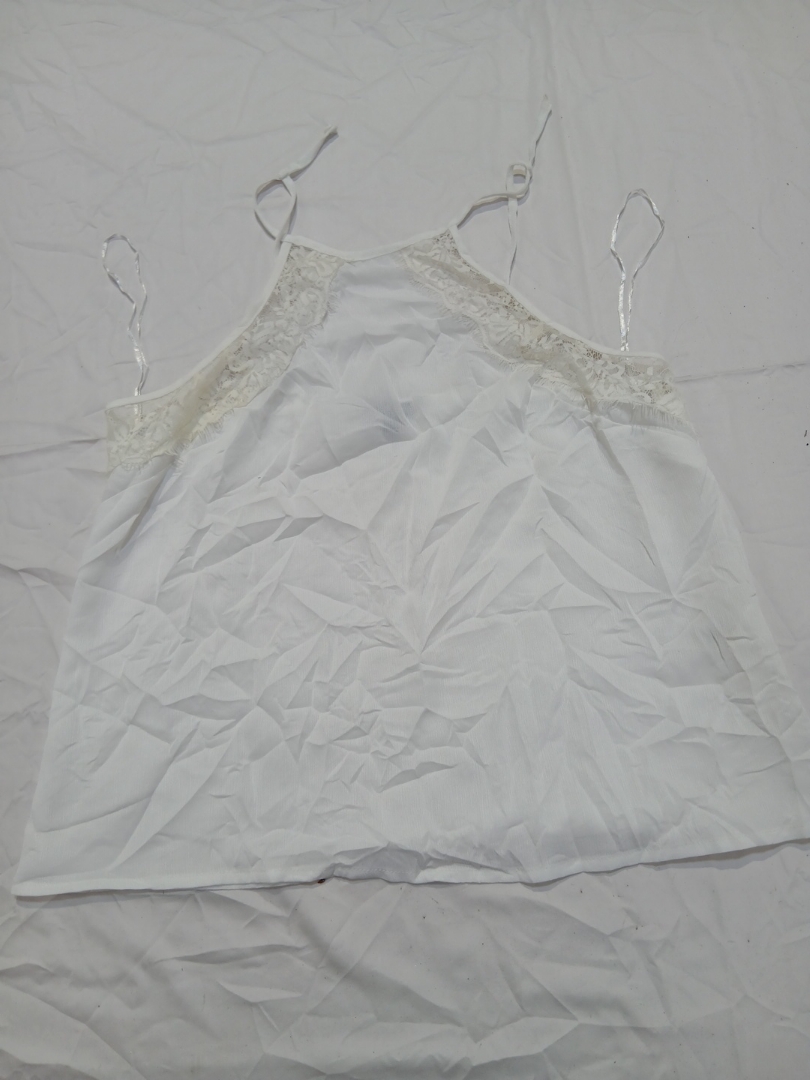White Lace Trim Camisole