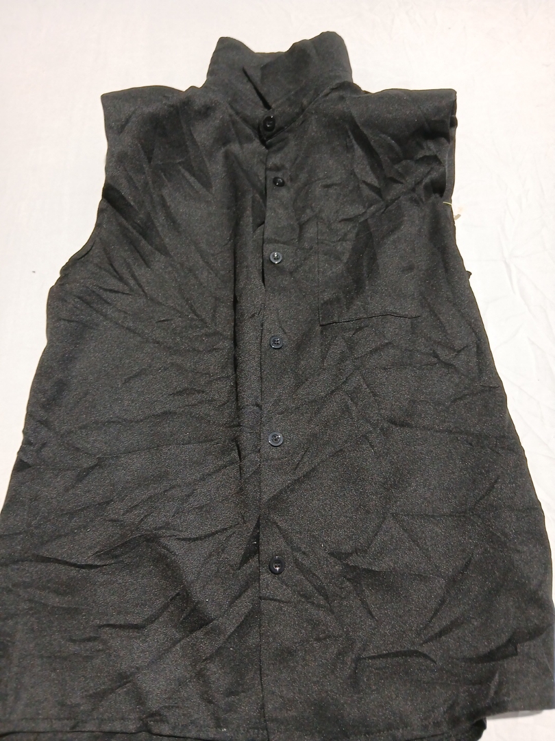 Gray Button-Down Vest