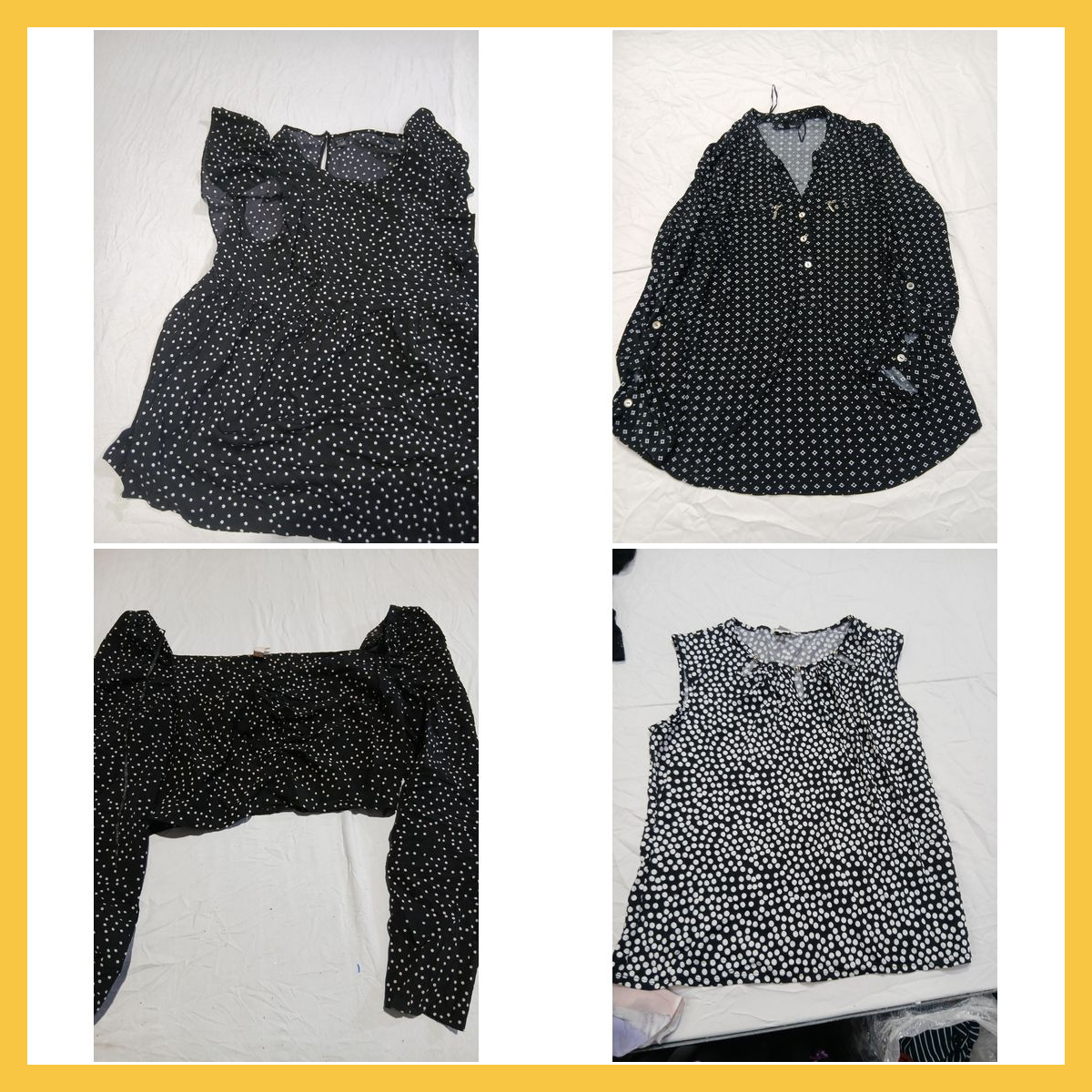 Polka Dot Blouse Bundle - H&M, Lily Morgan, BLU & ..